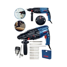 Dragro Drg-krc4200 4200W Lacivert Watt Kırıcı Delici Hilti Matkap Metal Şanzumanlı +10 Adet Uç +Yedek Mandren