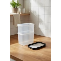 Hide Plus 2'lı Saklama Kabı Siyah 2x 1,9lt