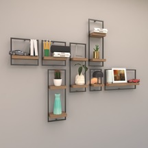 Rafkestir Milano Raf Seti - Model 5 Kafkas Meşe ( Mat )