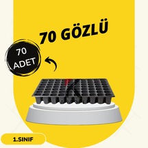 Fidelik Viyol 15 Adet 70 Göz Fide Viyolü Fide Altlığı Tohum Yetiştirme Kabı 70 Adet