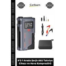 Özel Üretim 1000a Jump Starter Powerbank 4'ü 1 Arada Şarjlı Akü Takviye Cihazı Ve Hava Kompresörü