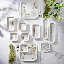 Schafer Luca Kahvaltı Takımı 32 Parça-yeşil Yeşil - Beyaz