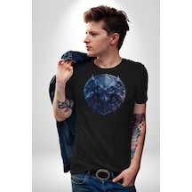 Kuru Kafa Kalkan Koruma Unisex Unisex Siyah Organik Baskılı T-shirt Penye Yüksek Kalite Siyah