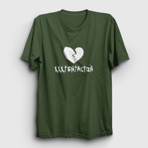 Presmono Unisex Broken Heart Xxxtentacion T-shirt Haki