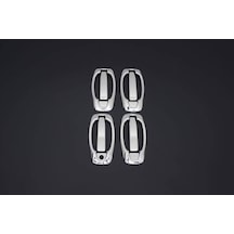 Citroen Nemo Krom Kapı Kolu 4 Kapı 8 Parça Set 2007 ve   Sonrası