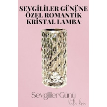 Sevgililer Gününe Özel Romantik Kristal Gece Lambası Sevgiliye Hediye Diğer