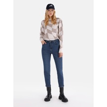 Colins 891 Maya Slim Fit Normal Bel Daralan Paça Mavi Kadın Pantolon Cl1066398 Denim