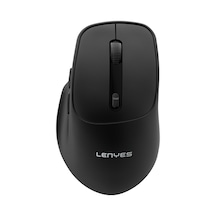 Lenyes Ws105 Sessiz Buton Tasarımlı Çift Bluetooth Bağlantılı 2.4g Kablosuz Mouse 1600 Dpı Siyah Ws105