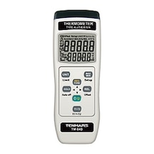 Tenmars Tm-84d Kayıt Özellikli 2 Kanallı Termokupl Termometre K, J, T, E, R, S, N Tipi Prob