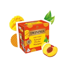 Twinings Şeftali Ve Mango Aromalı Yeşil Çay 20 Bardak Poşet