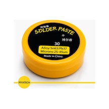 Br-30 Sn63/pb37 Krem Lehim Pastası Lehim Macunu 25-45 Mikron Smd Bga Anakart Ve Entegre Tamiri