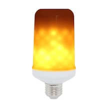 Alev Led Ampul, E27 Duy'Lu Ateş Efektli Led Alevli Lamba
