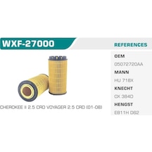 WINKEL WXF-27000 WINKEL YAĞ FİLTRESİ ECO TUCSON SPORTAGE 2.0 CRDI
