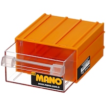 Mano K-30 Plastik Çekmeceli Kutu Sarı