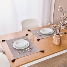 Evidea Soft Anthracite 2'li Amerikan Servis - Antrasit - 35x50 Cm Antrasit