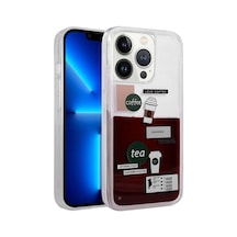 Apple Uyumlu iPhone 13 Pro Uyumlu Desenli Sıvılı Hptk Drink Silikon Kılıf-no2 NO2 -