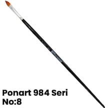 Ponart 984 Seri Kedi Dili Fırça No 8