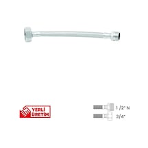 Bağlantı Hortumu 1/2' N ' -3/4' 60 Cm