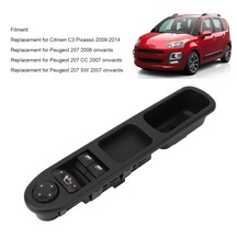 Peugeot 207 Sol Ön İkili Cam Açma Anahtarı Düğmesi Katlanır Aynalı 13pin 2006-2012