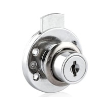 Yuvarlak Çekmece Kapak Kilidi 16Mm