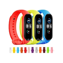 Xiaomi Mi Band 5 Kordon Mi Band 5 Kayış Jel Liquid Silikon Kordon