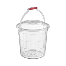 Plastik Şeffaf Temizlik Kovası 15 Litre