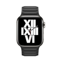 Zore Watch 42mm Uyumlu Krd-34 Deri Kordon-siyah