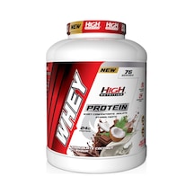 Whey Protein 2280 Gr Çikolata Hindistan Cevizi Aromalı Protein Tozu 24 Gram Protein 76 Servis