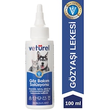 Veturel Kedi Göz Temizleme Solüsyonu Köpek Alerji Enfeksiyon Bakımı Göz Damlası 100 ML