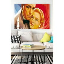 Pster15546 Casablanca-kazablanka Film Afişi Kanvas Tablo 7 50 X 70