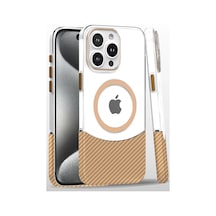 Joko Apple İphone 16 Pro Carbon Puzzle Magsafe Kapak - Desert Kum