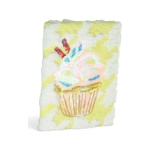 14x20 Cm Peluş Hatıra Günlük Anı Defteri 80 Yaprak Çizgili 9 Çok Renkli