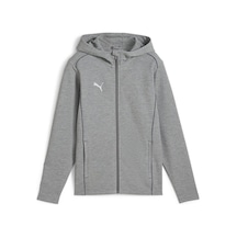 Puma Teamfinal Casuals Hooded Erkek Futbol Ceketi 65852833 Gri 65852833