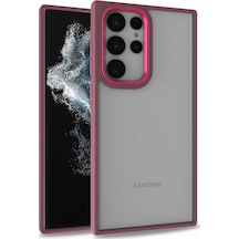Galaxy S22 Ultra Uyumlu Klfs Flora Kılıf-kırmızı Kirmizi