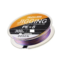 Gosen Jigging Answer Pe 2,5 40lb Jig Ve Tai Rubber İpi 300mt Multicolor - Standart