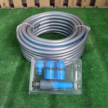 Çelik 1/2" Özel Seri Sulma Hortumu 20 Metre Hortum Kiti Bahçe Sulama Hortum Seti Garden Kıt
