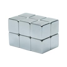 Dünya Magnet Çok Güçlü Neodyum Mıknatıs Küp 10x10x10 Mm 10 Adet