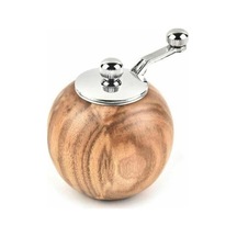 Manuel Başparmak Itme Tuz Biber Baharat Sosu Öğütücü Değirmen Çalkalayıcılar Mutfak Gereçleri El Yapımı Kullanışlı Manuel Baharat Değirmeni