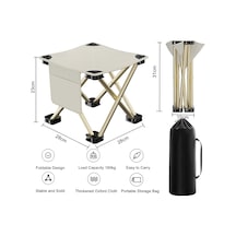 Portatif Katlanır Kamp Sandalyesi Siyah