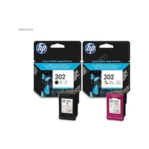 Hp 302 Siyah Hp 302 Renkli İkili Paket
