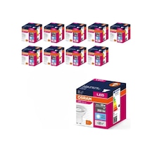 10'lu Value Par16 50 36d 4.5w Soğuk Beyaz 4000k Gu10 Led Ampul Standart