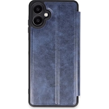 Newface Samsung Galaxy A06 Kılıf Flip Cover - Lacivert