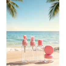 30 Ml 5'li Seyahat Banyo Şişesi Seti Çantalı