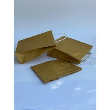 1. Kalite Kraft Kağıt Çanta 29x15x27 Cm 3 Lü Hediye Poşeti & Çanta Seti