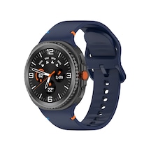 Samsung Galaxy Watch 8 Classic 47mm İle Uyumlu Metal Tokalı Spor Silikon Kordon