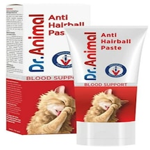 Dr. Animal Anti-hairball Blood Support Kedi Malt Macunu Tüy Yumağı Giderici Ve Kan Değerlerini Destekleyici Vitaminli Pasta