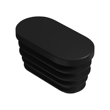 Cateksss 15x30 Mm Elips Kademeli Profil Tapası Siyah - 36 Lı Paket