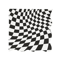 - Halloween Checker Large Napkins - Bayramı Damalı Peçeteler L 16'lı -