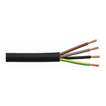 Öznur 4x0,75 Mm Ttr Kablo Siyah Çok Telli Esnek Enerji Kablosu 5 Metre
