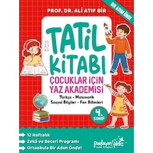 Çocuklar İçin Yaz Akademisi 4. Sınıf Tatil Kitabı